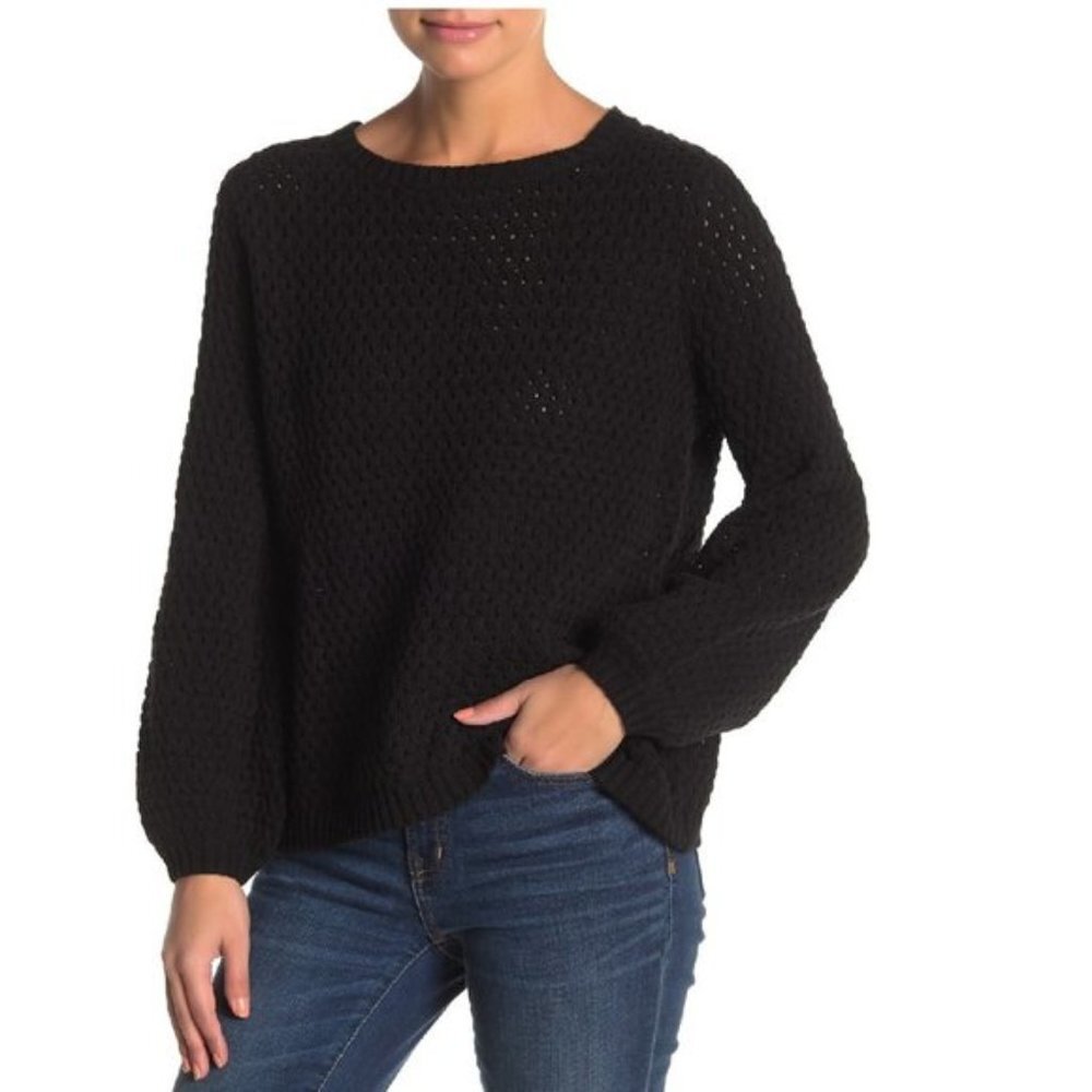 14th & Union Popcorn Knit Sweater